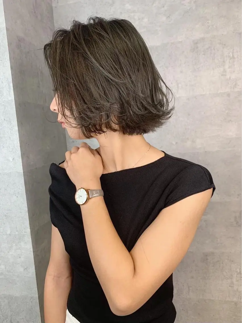 ショート カラー パーマ ヘアアレンジ メンズ キッズ ネイル マツエク・マツパ レイヤー／顔周り 韓国ヘア森田和貴のヘアスタイル