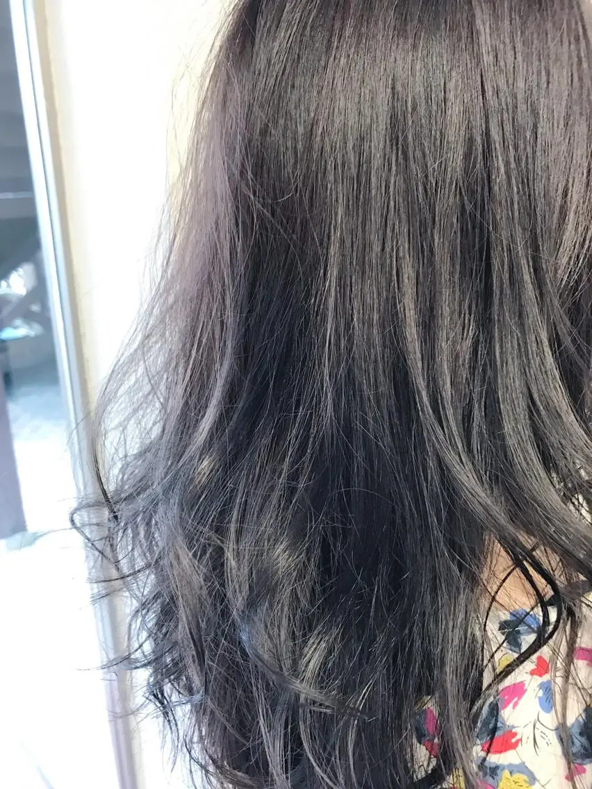 ロング カラー ラベンダーカラー ラベンダーグレー 【完全マンツー 恵比寿】佐藤 翔のヘアスタイル