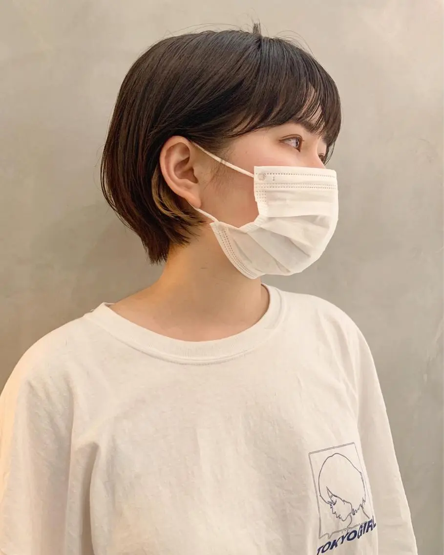 ショート カラー インナーカラー カット sakoda shunkiのヘアスタイル