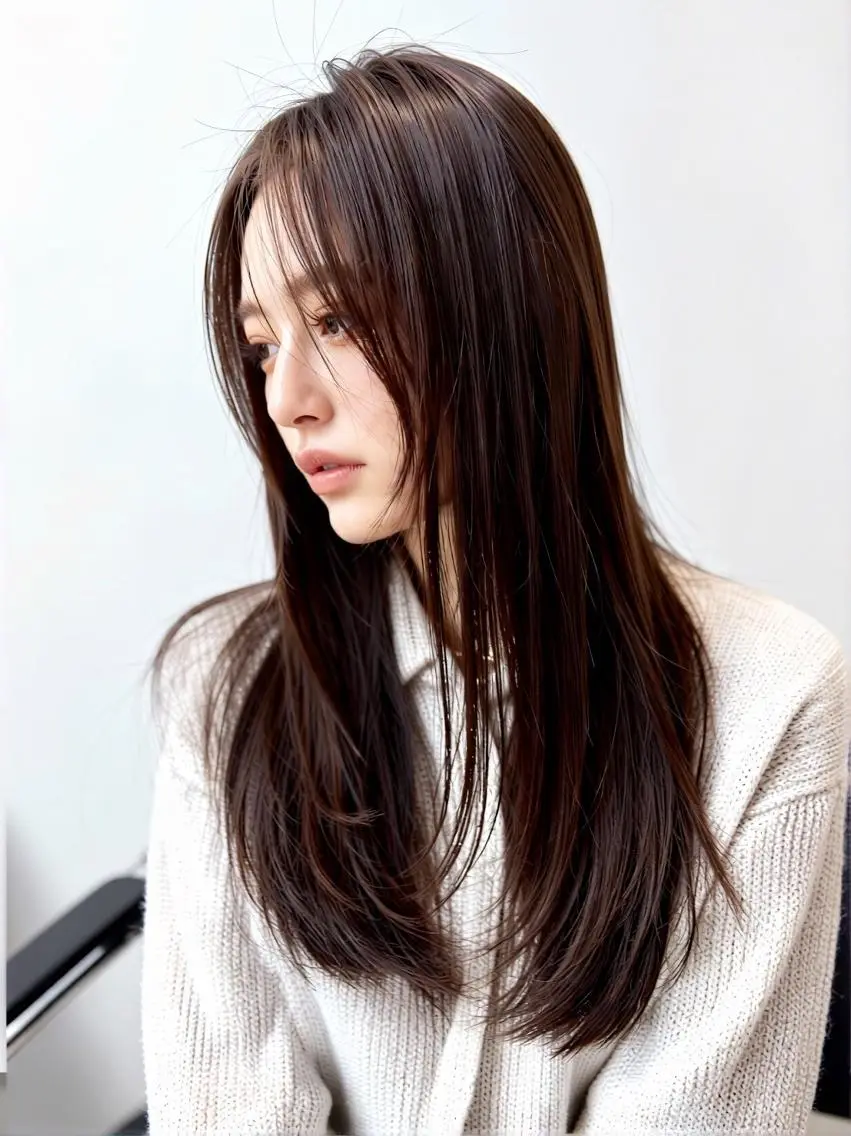 ロング カラー トリートメント 髪質改善・縮毛矯正 💎ASUKAのヘアスタイル