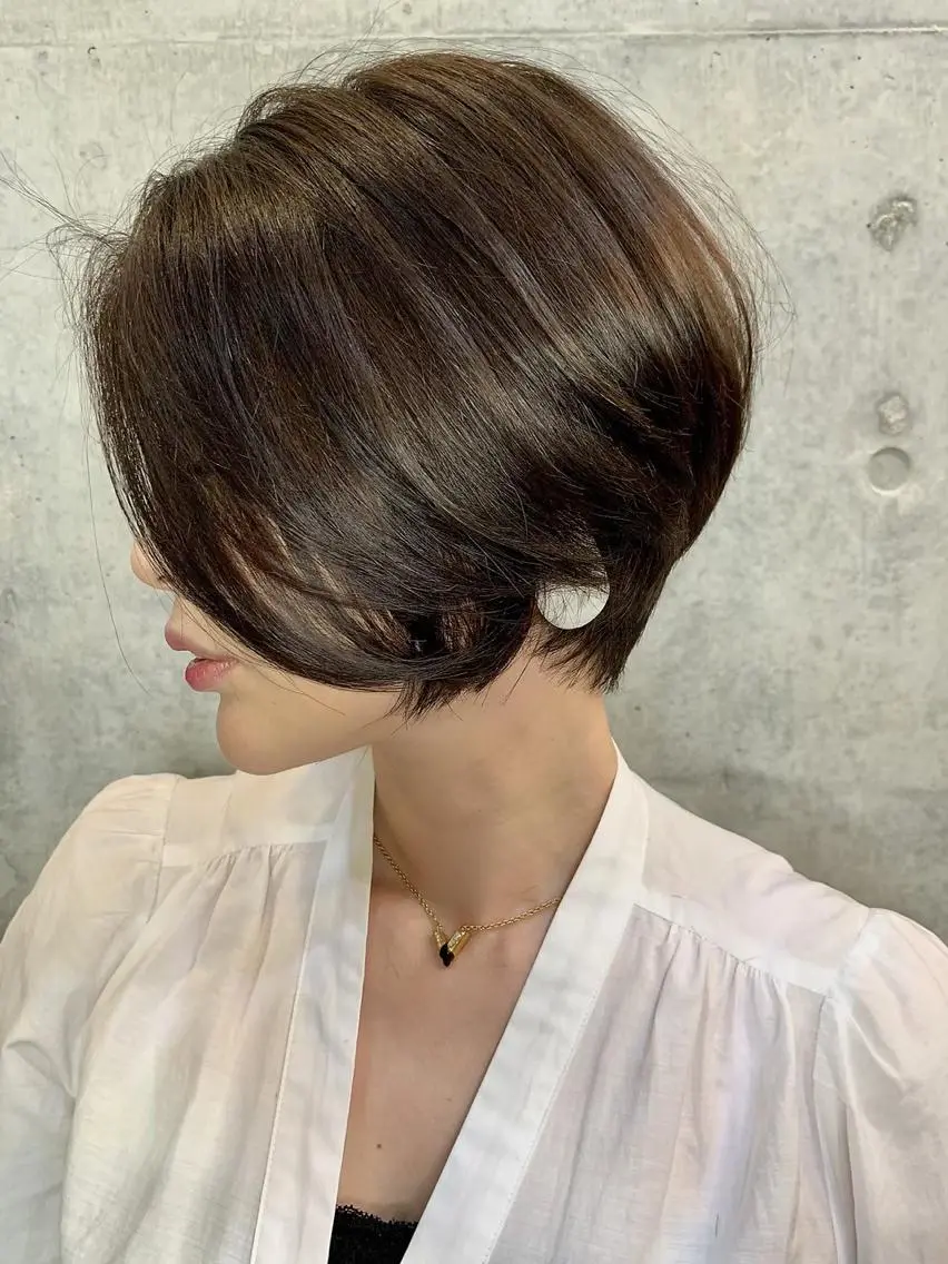 ショート ハンサムショート ショートヘア ⭐️日吉髪質改善⭐️ 北村綾梧のヘアスタイル