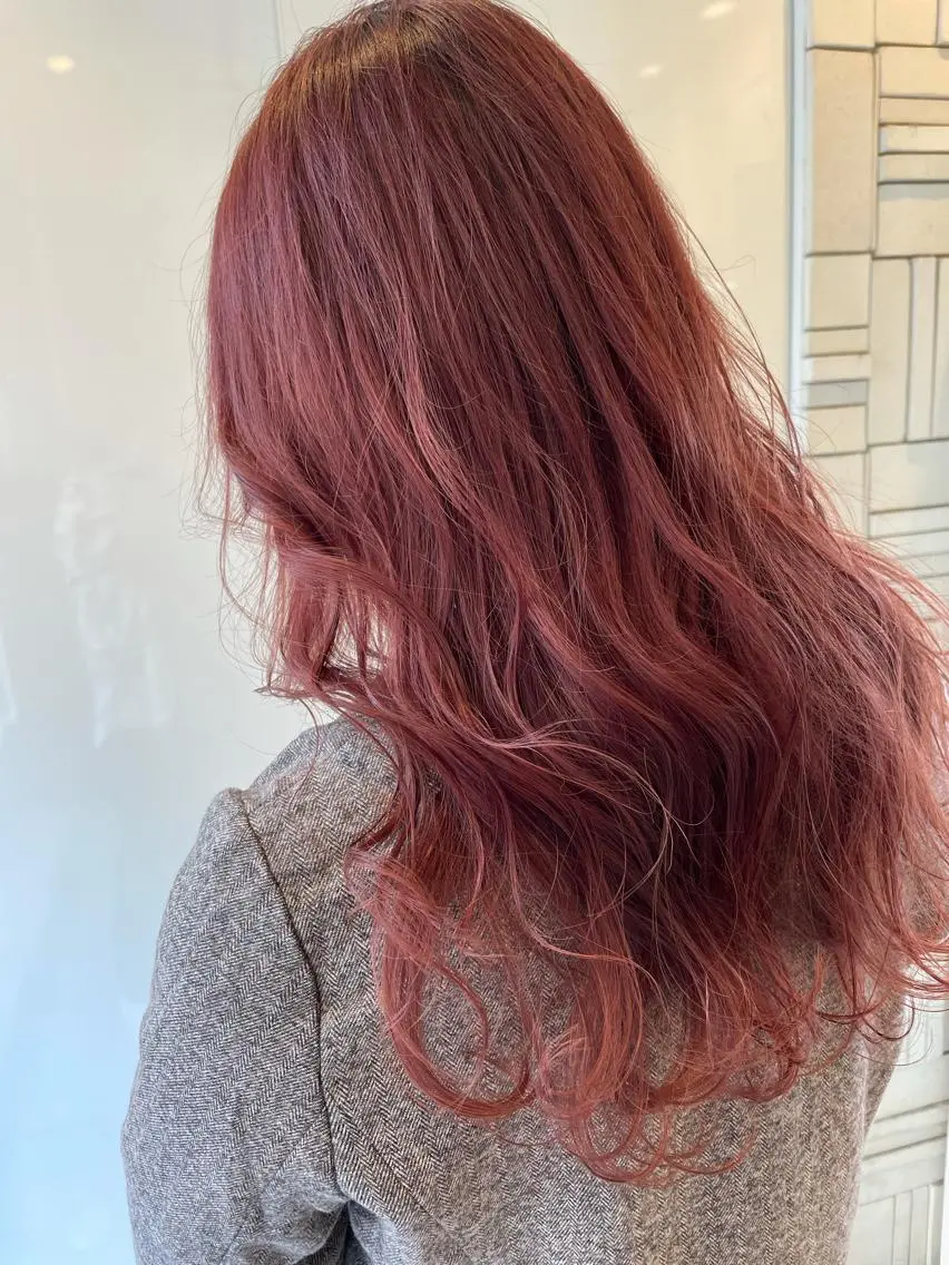 ロング カラー カット ヘアカラー トリートメント 美髪形成!色素改善! 秋田 和輝のヘアスタイル