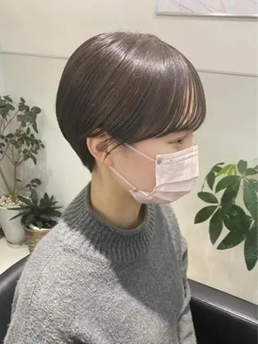 ショート カット ヘアカラー 【公式】Adatto 🩵艶&透明感カラーのヘアスタイル