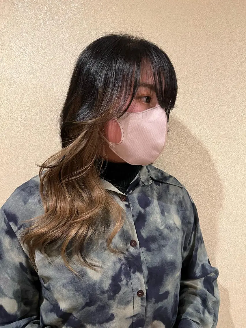 ロング 吉ヶ別符 亮祐のヘアスタイル