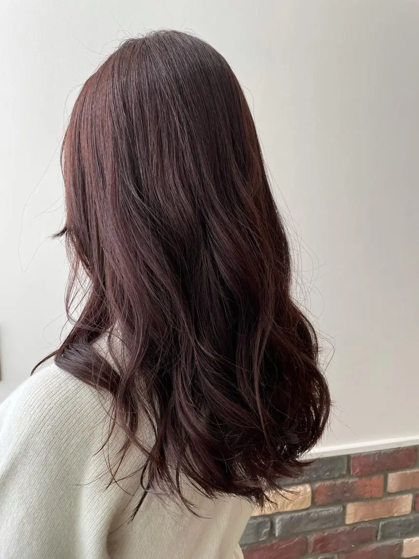 ロング カラー ブリーチ ラベンダーカラー ブリーチなしカラー 透明感カラー 🩶🩵🩷AIRIのヘアスタイル
