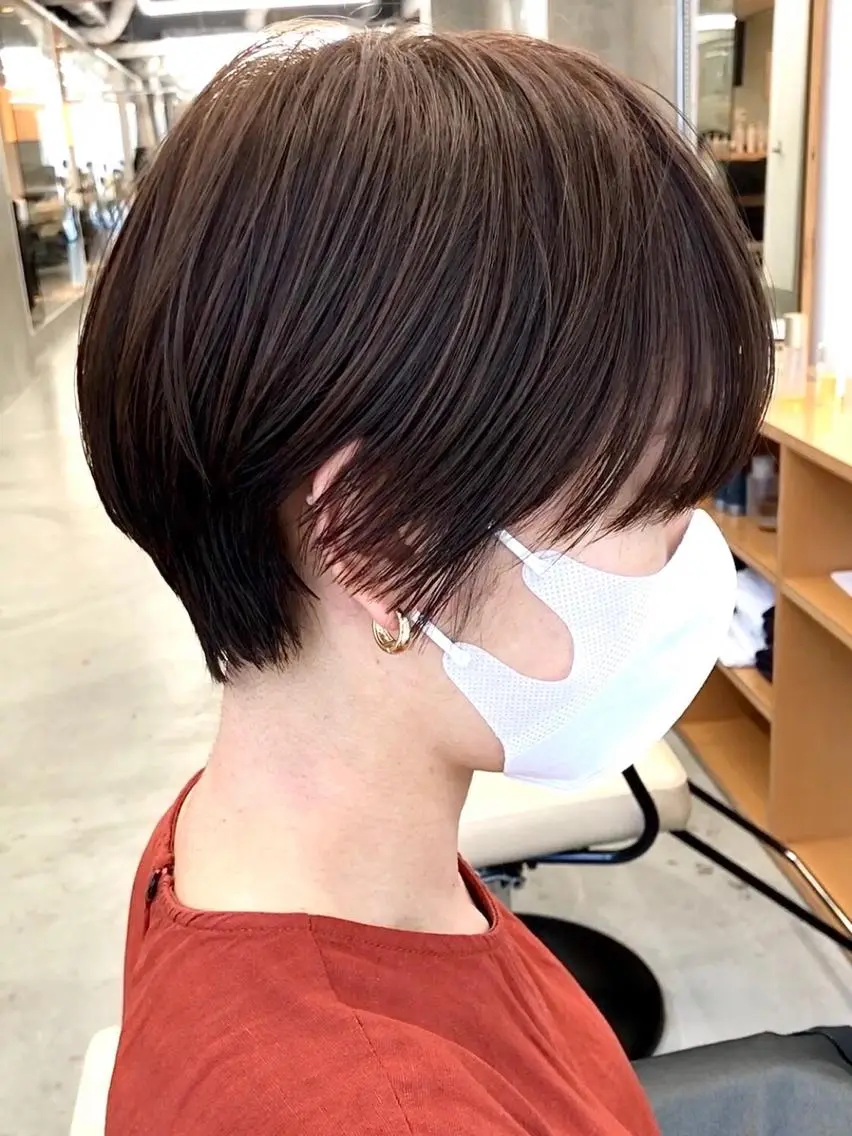 ショート カラー ショートヘア ショート・ボブ 徳竹淳一のヘアスタイル