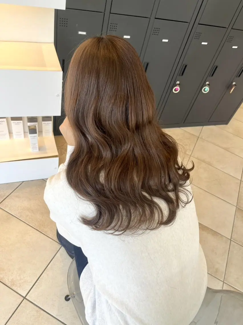ロング カラー 淵野辺カラーモデル 募集🌼畔上のヘアスタイル