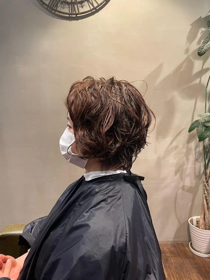 パーマ ＮＯ ＮＯのヘアスタイル