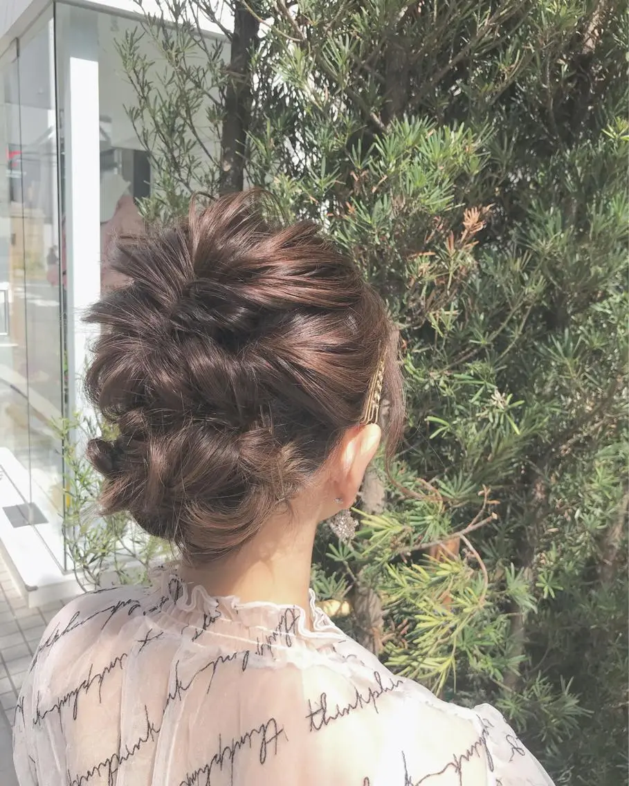 ヘアアレンジ RHAIRSALON 西山梓のヘアスタイル