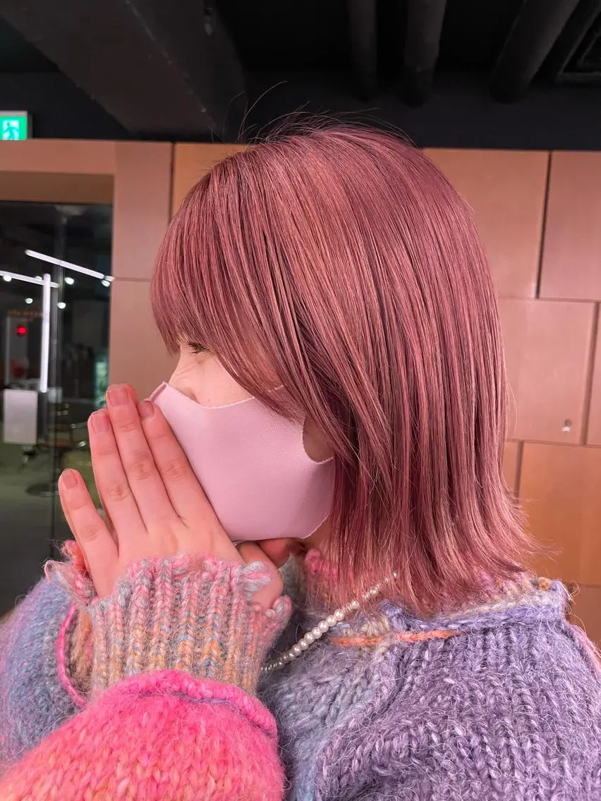 ミディアム たかはし はるかのヘアスタイル