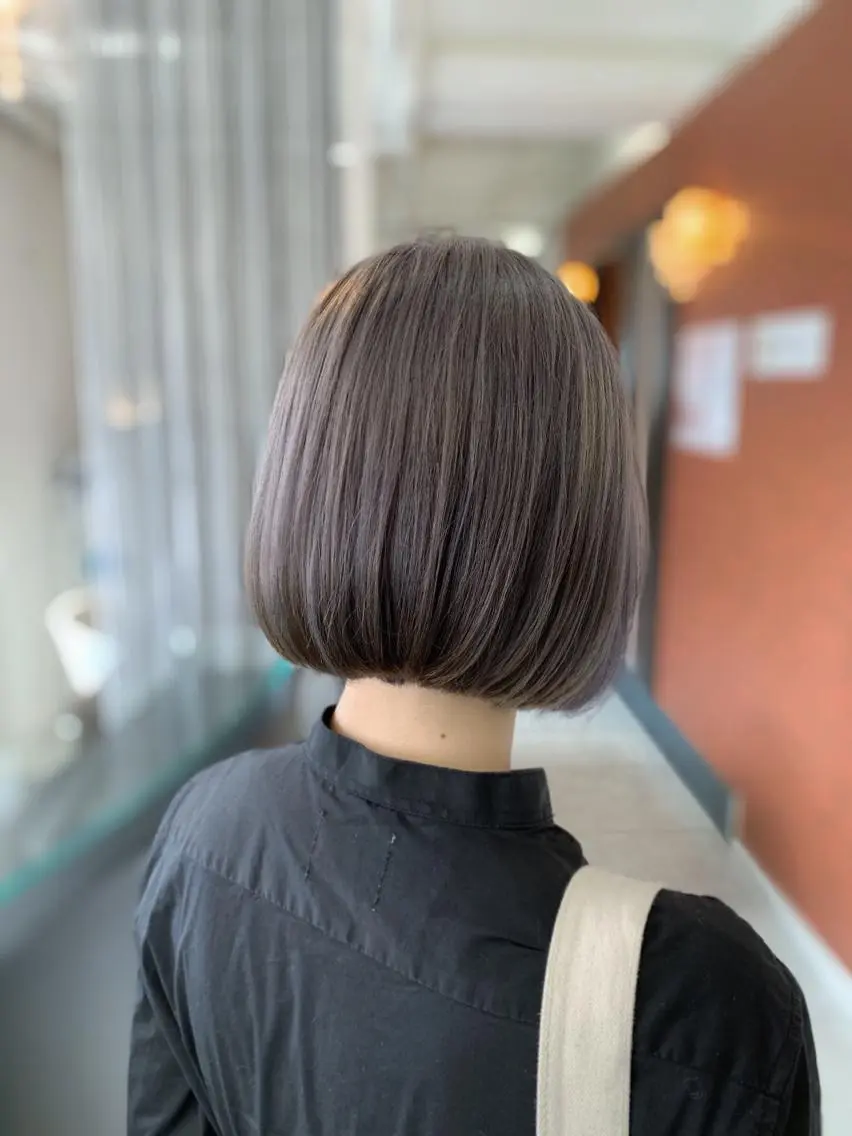 ショート カラー カット ヘアカラー トリートメント 國井 慎吾のヘアスタイル