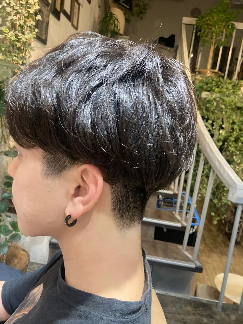 パーマ メンズ メンズパーマ カナザワ アリッサのヘアスタイル