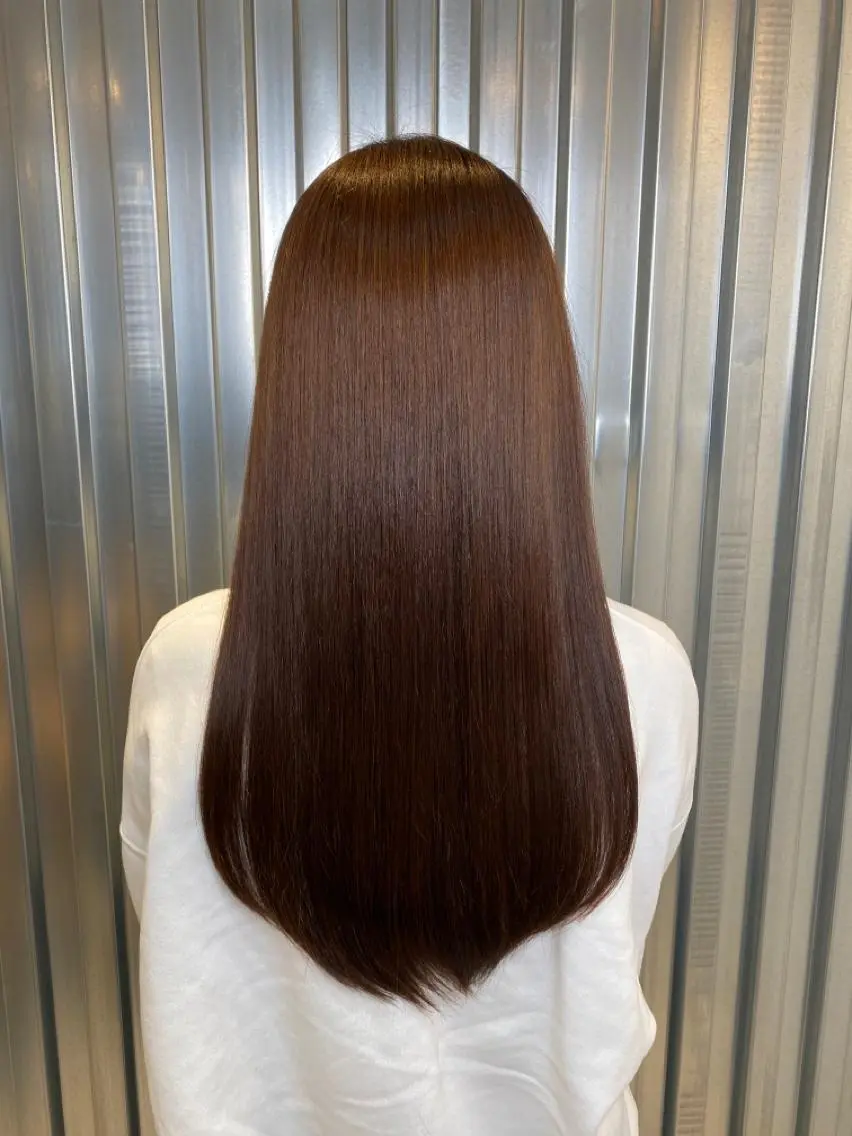ロング カラー ヘアアレンジ Zina 渋谷のヘアスタイル