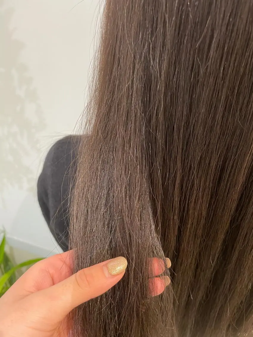 カラー ヘアカラー トリートメント 髪質改善カラー🤍 エクステ✨君島由実子のヘアスタイル
