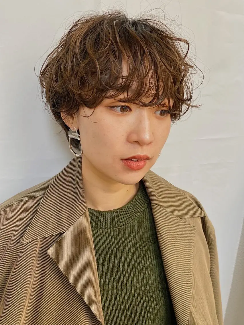ショート 表参道レイヤーカット 髪質改善山岸季生のヘアスタイル