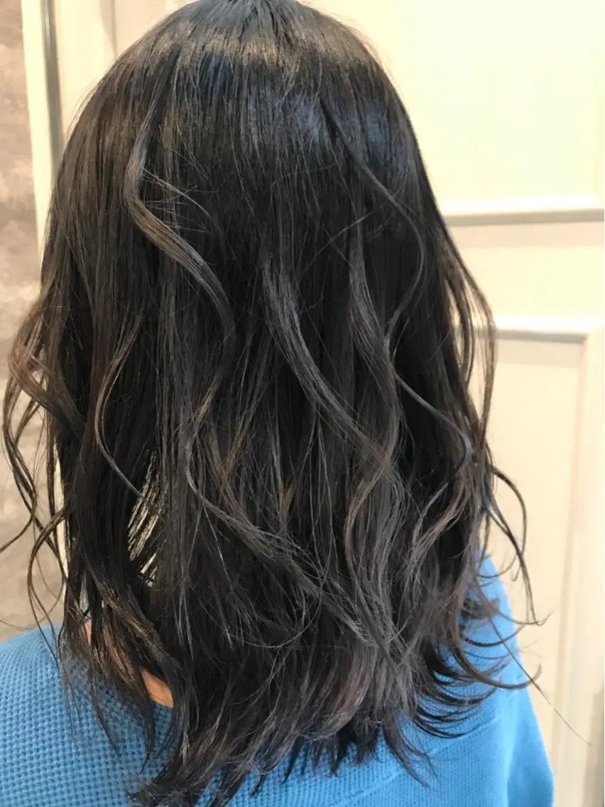ミディアム カラー グレージュ 🫟Blanco🫟 Color&Careのヘアスタイル