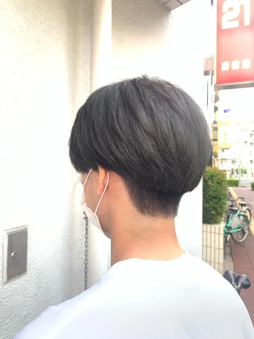 メンズ センターパート ゆうき あすかのヘアスタイル