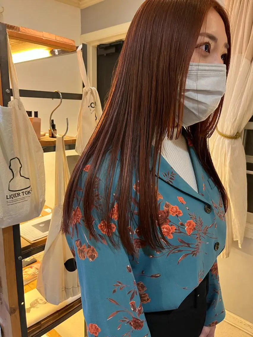 ロング カラー eri kinjoのヘアスタイル