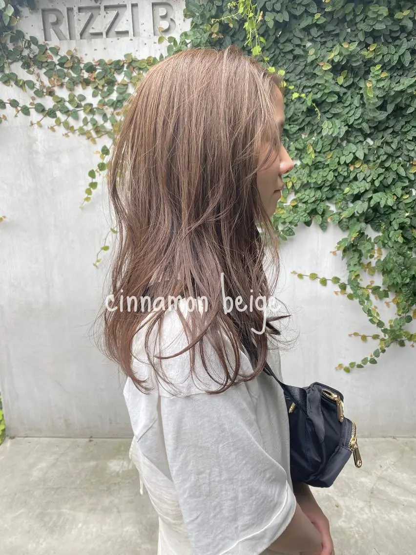 ミディアム カラー ヘアアレンジ ヘアカラー トリートメント ブリーチなし透け感/ マンツーマン/Ryoのヘアスタイル