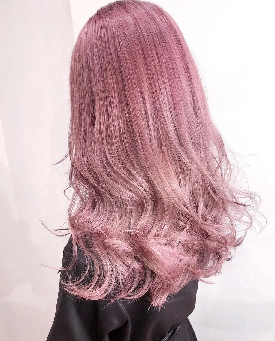 ロング カラー 🎆浴衣着付け👘 ✨ヘアセット🐹のヘアスタイル