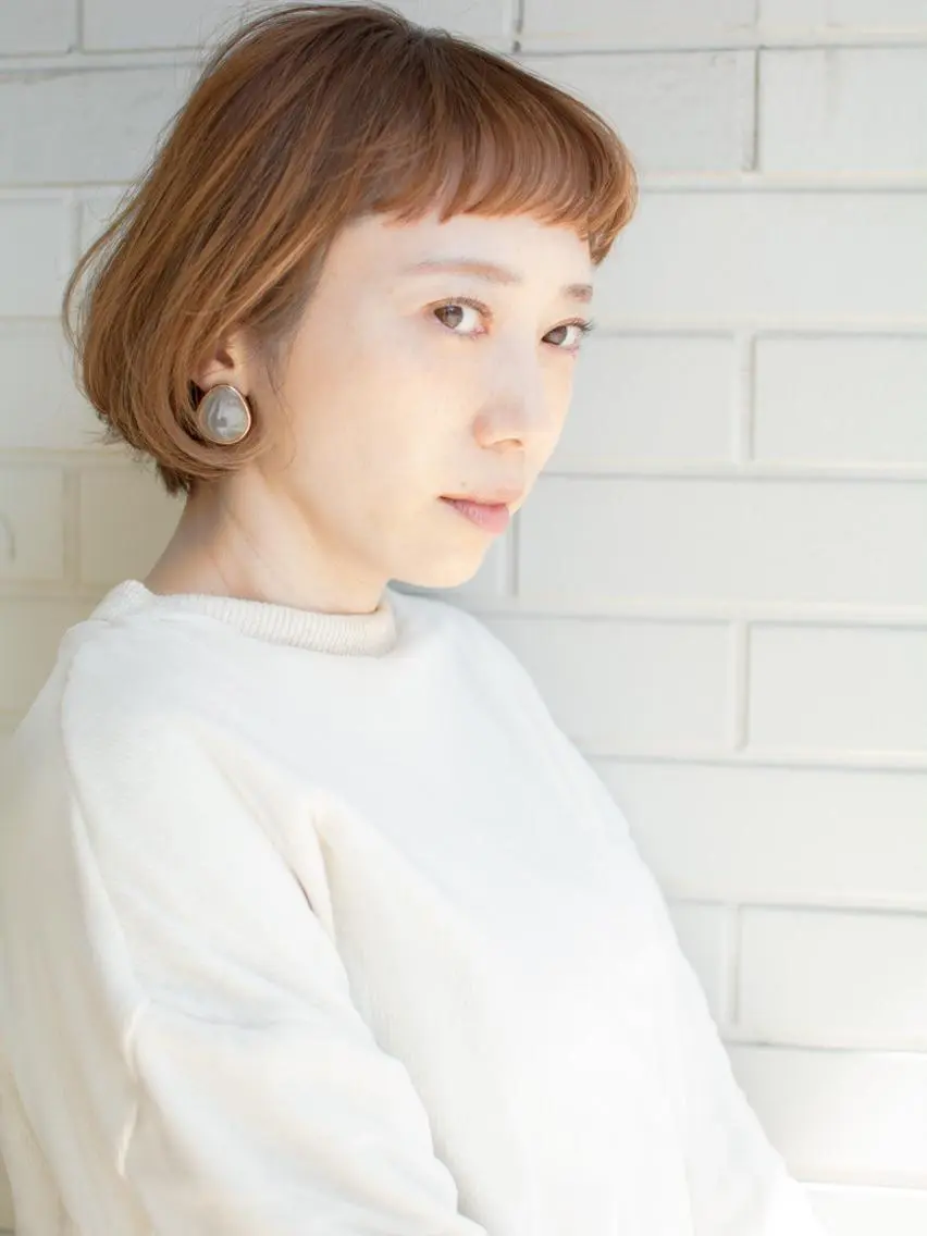 ショート カラー ショートボブ ベージュカラー ブルーカラー ブルージュ グレージュ カット ヘアカラー トリートメント 斉藤 正敏のその他イメージ