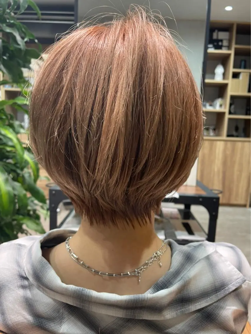 ショート 大久保 優香のヘアスタイル