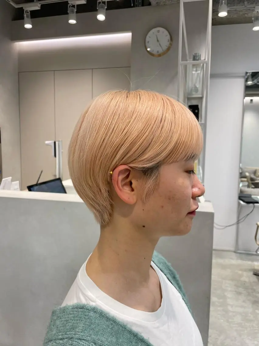 ショート 表参道レイヤーカット 髪質改善山岸季生のヘアスタイル