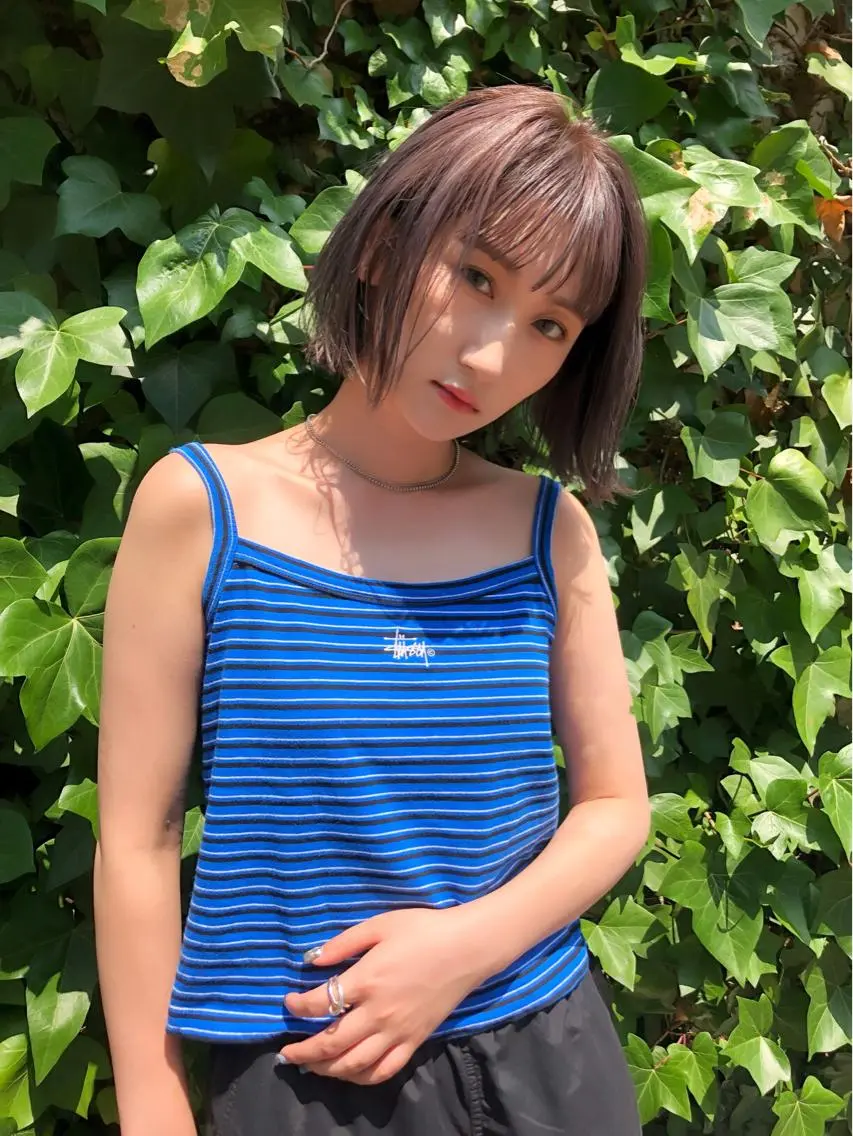 ミディアム Pia ツボイ ケイタのヘアスタイル