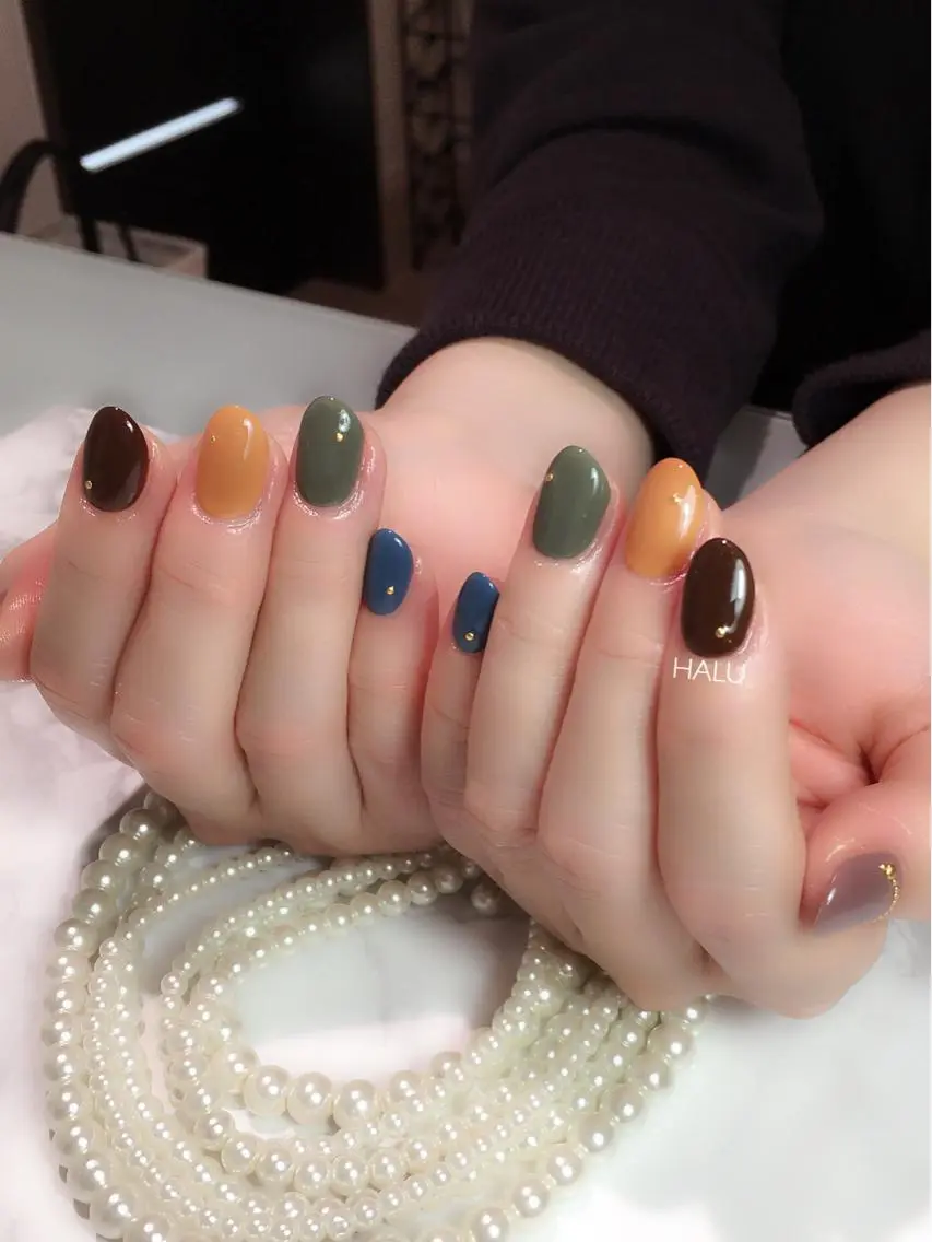ネイル シンプルネイル HALU ハルのネイルデザイン