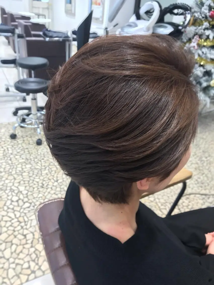 ショート カラー ヘアカラー 髪質改善カラーリスト /根本雄貴のヘアスタイル