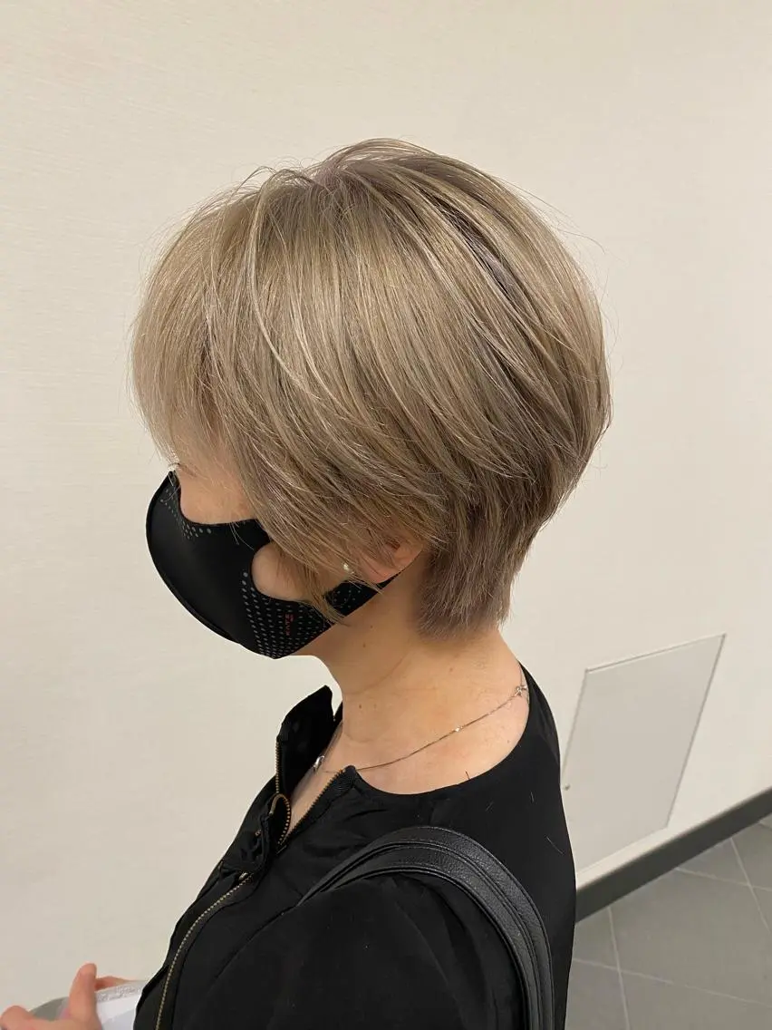 ショート 🌿レイヤー/ブリー チ/🌿JINのヘアスタイル