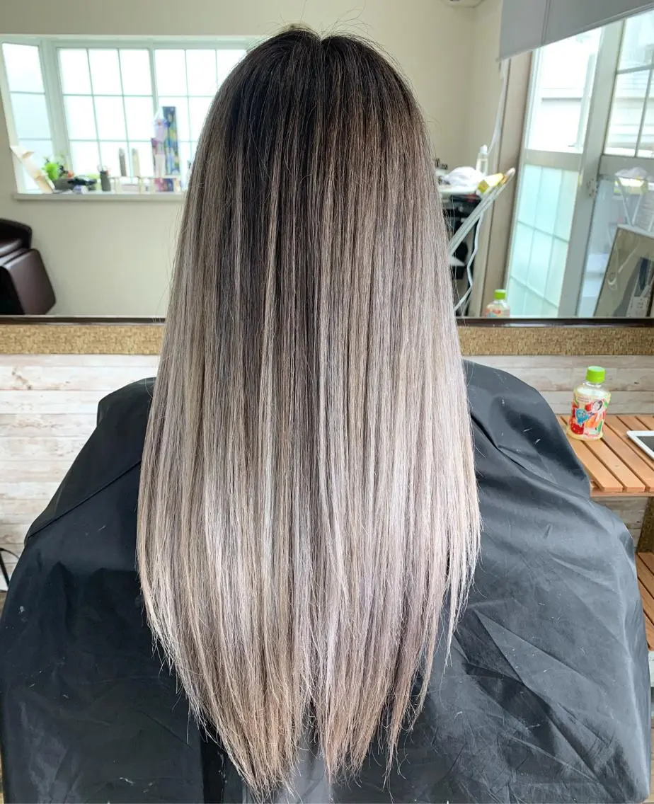 ロング カラー ヘアカラー 渡辺 健太のヘアスタイル