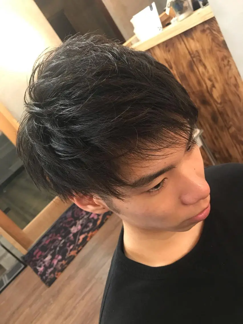 ショート カット ヘアセット ✨上村 潤平✨メンズヘア✨のヘアスタイル