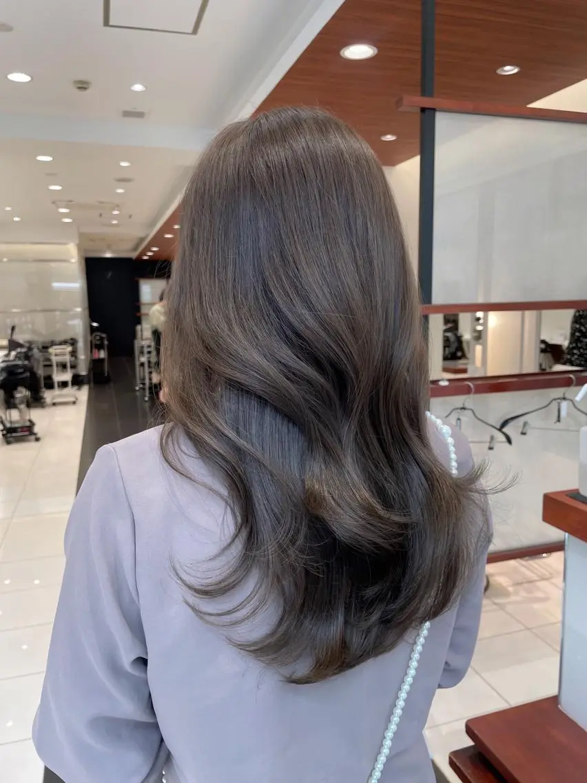 セミロング カラー ベージュカラー BiBi    武田 あやのヘアスタイル