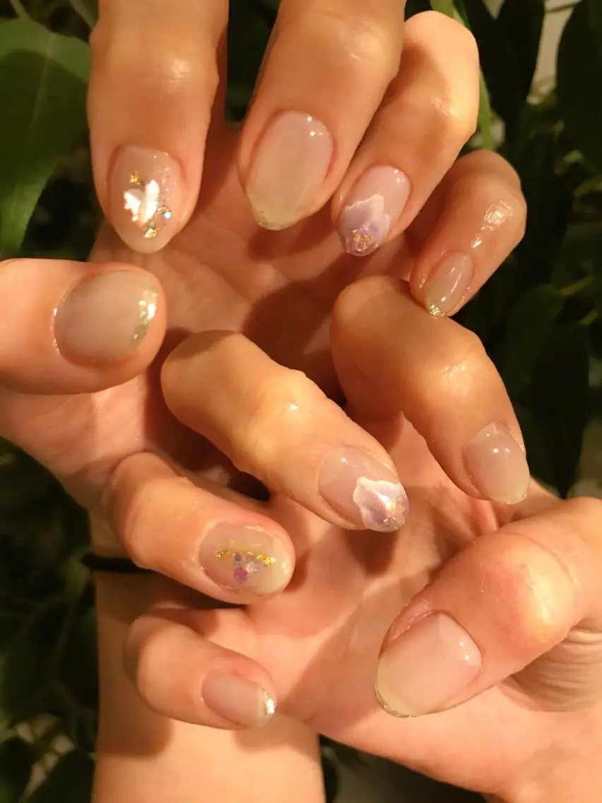 ネイル ブライダルネイル emunail あやかのネイルデザイン