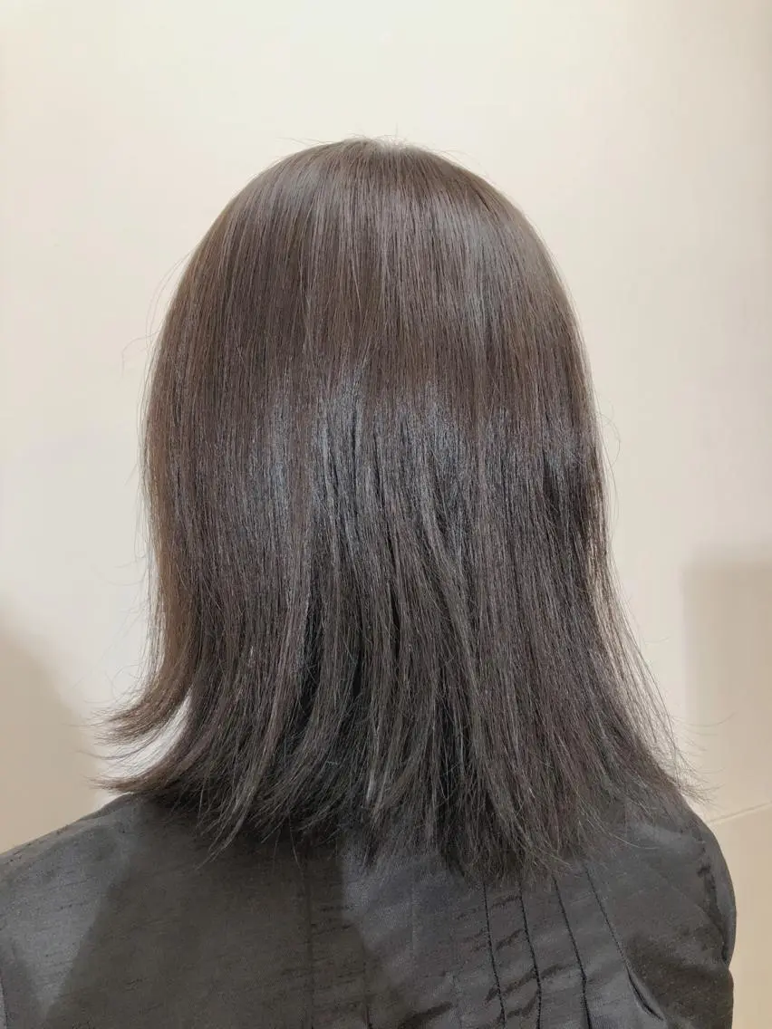ミディアム カラー 透明感カラー メンズカットパーマ ✂️ JOYAのヘアスタイル