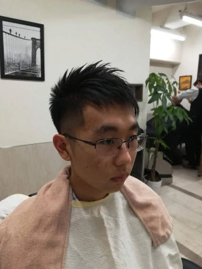 ショート 男を磨く Barber オオキのヘアスタイル