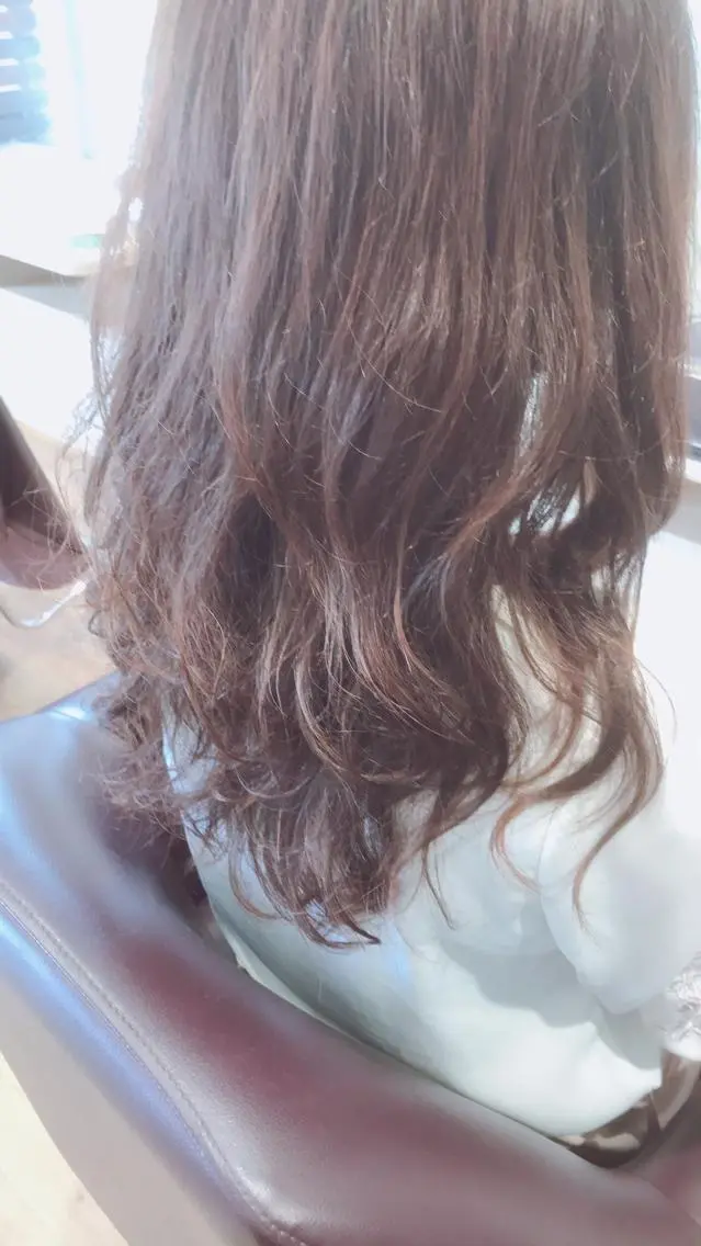ロング カラー パーマ デジタルパーマ カット ヘアカラー 石丸 智英のヘアスタイル