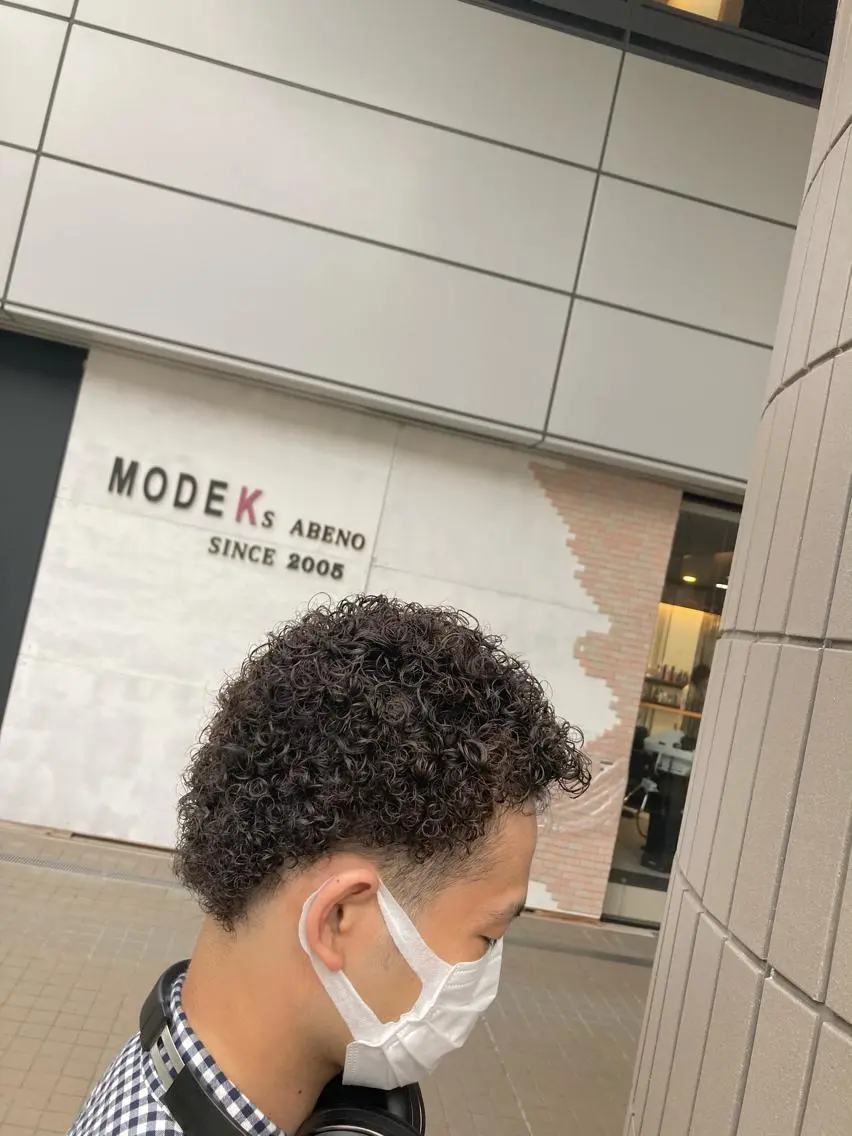 ショート メンズ カット パーマ トリートメント SHAFT Ieiriのヘアスタイル