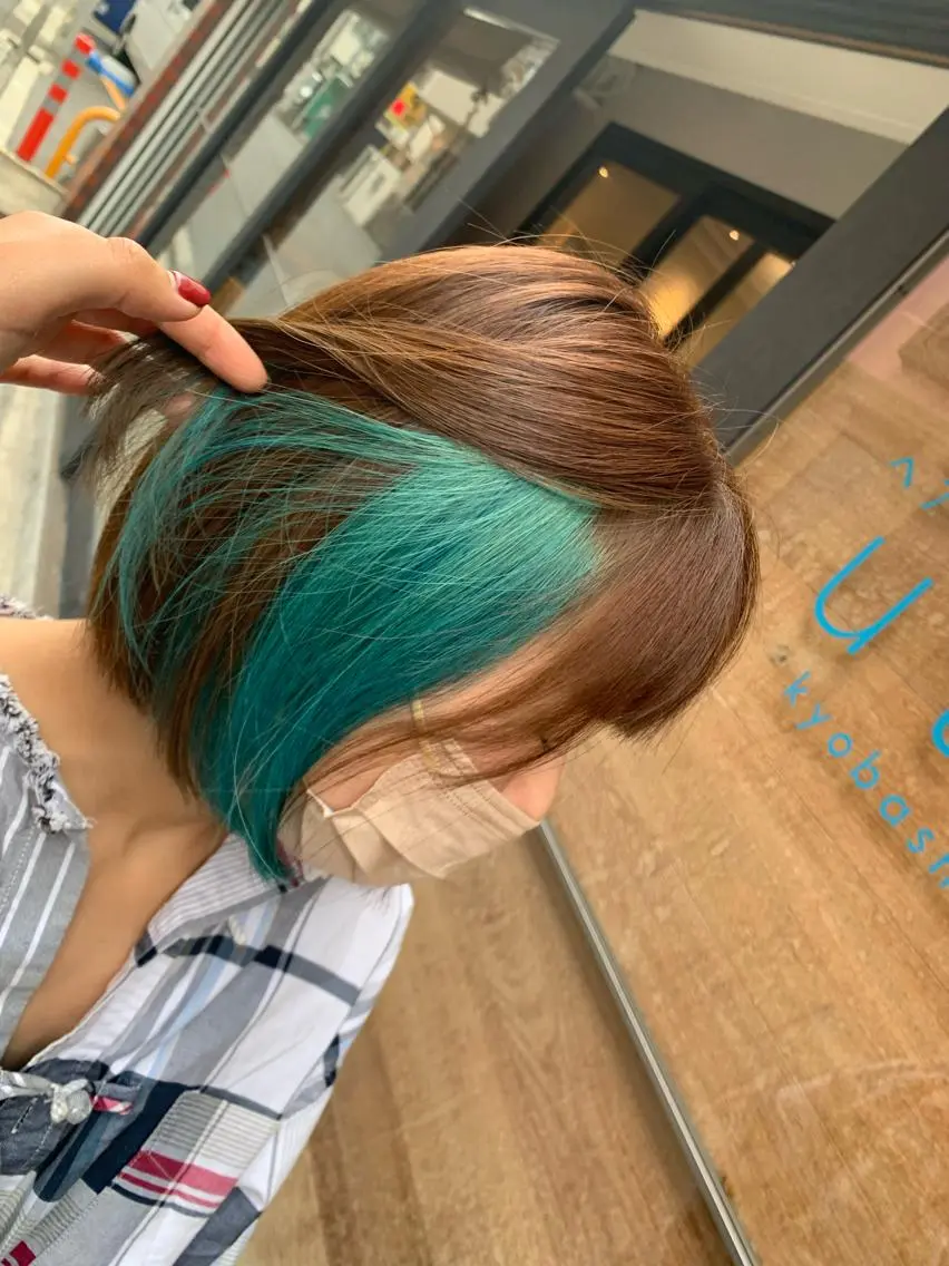 ショート カラー カット ヘアカラー トリートメント newi +uta* りさのヘアスタイル