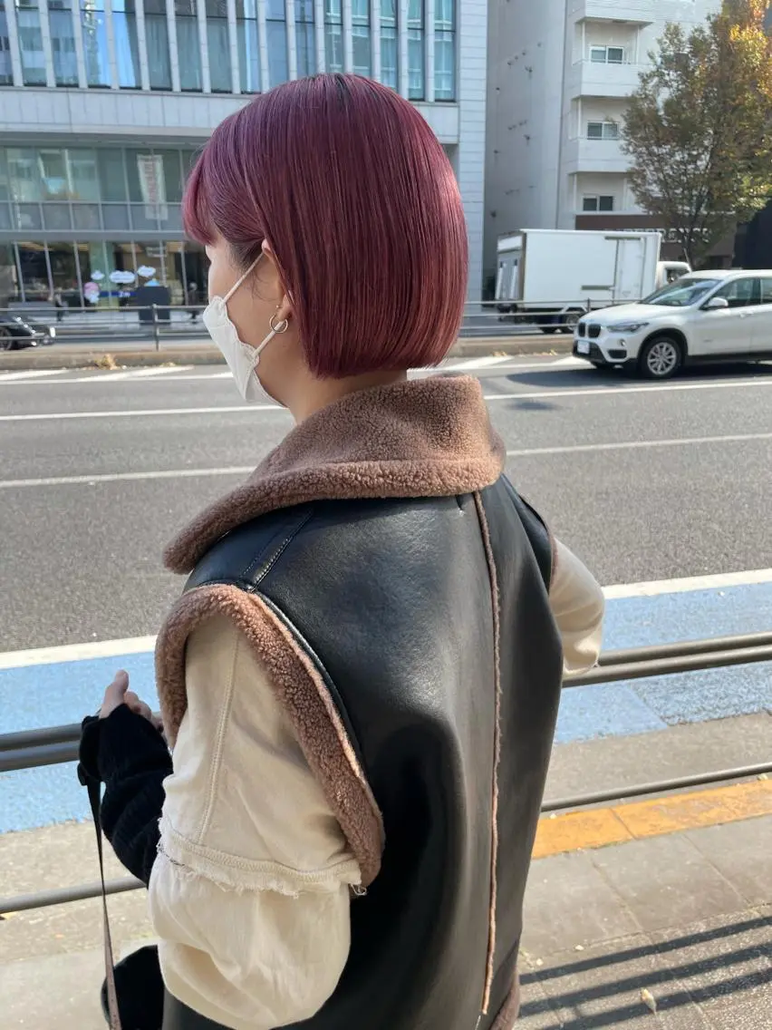 ショート カラー キッズ ヘアカラー オトナヘア🌸 harukaのヘアスタイル