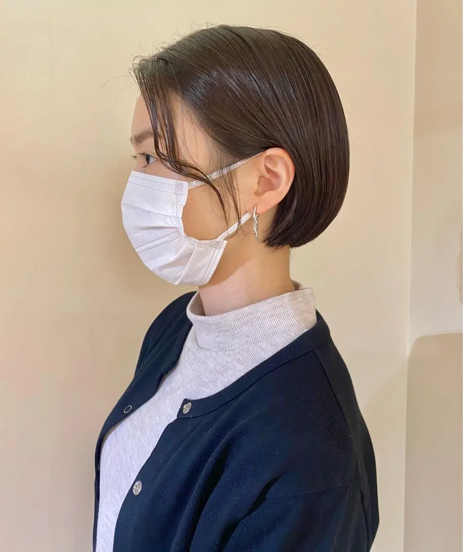 ショート カラー カット コマツリサ ROCCO eastのヘアスタイル