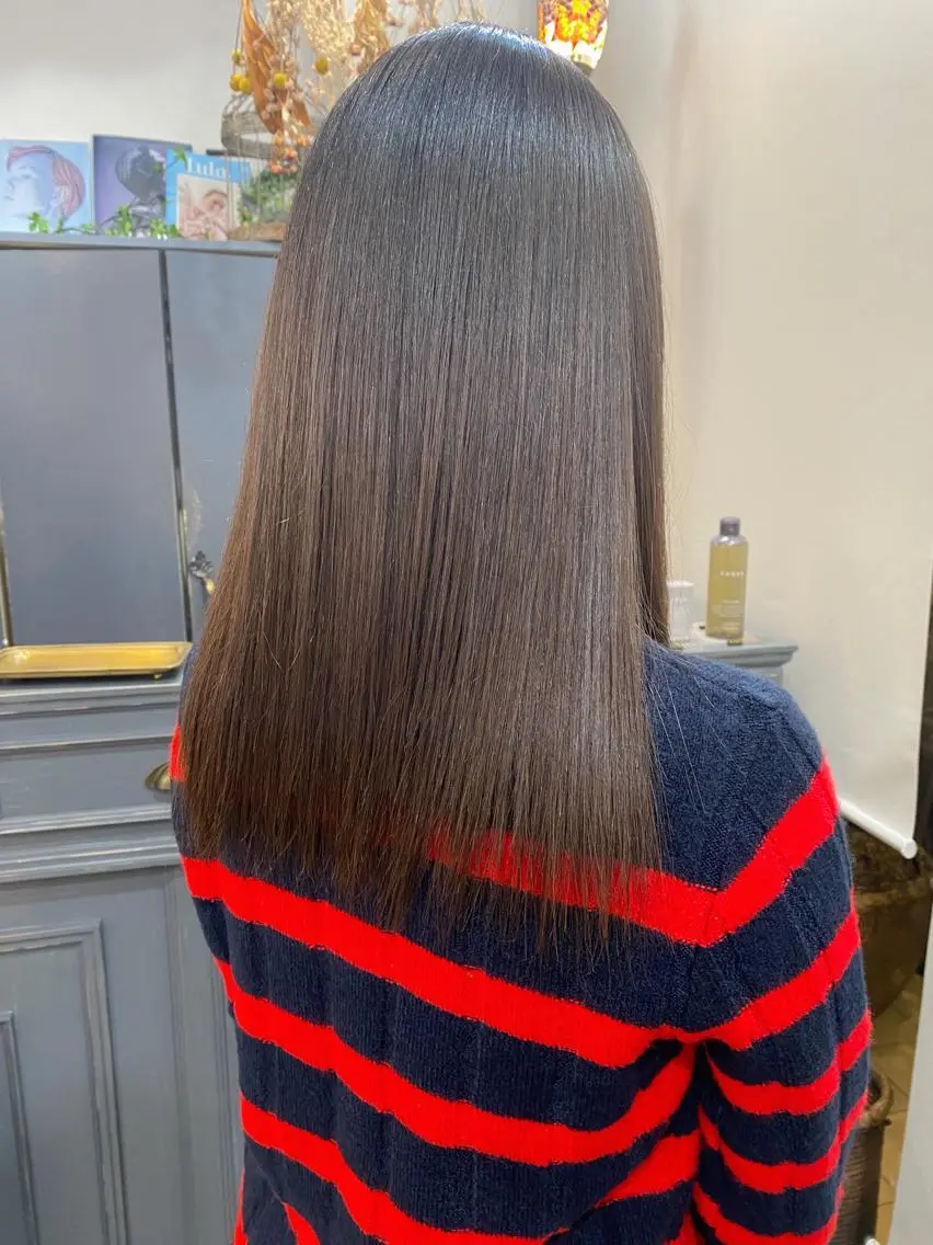 ミディアム トリートメント 小野田 航己のヘアスタイル