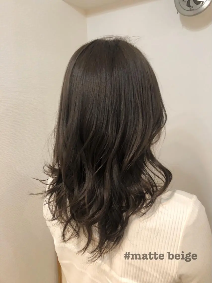 ロング カラー ベージュカラー 🤍中野 レオ🤍のヘアスタイル