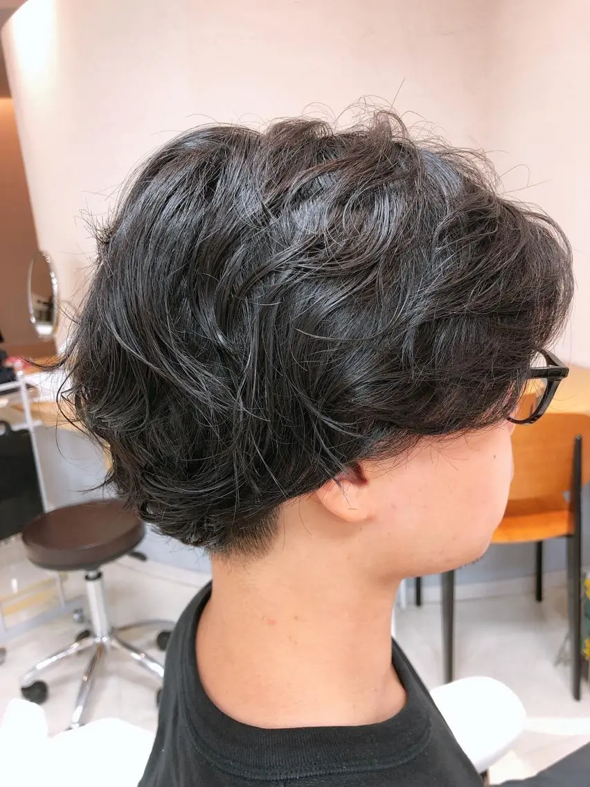 パーマ カット パーマ 阿部 美咲のヘアスタイル