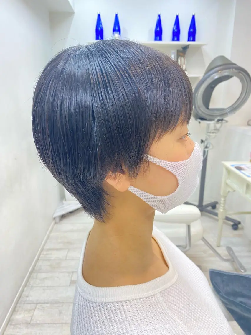 ショート ショートヘア ⭐️メンズパーマ /カラー宮野翔のヘアスタイル