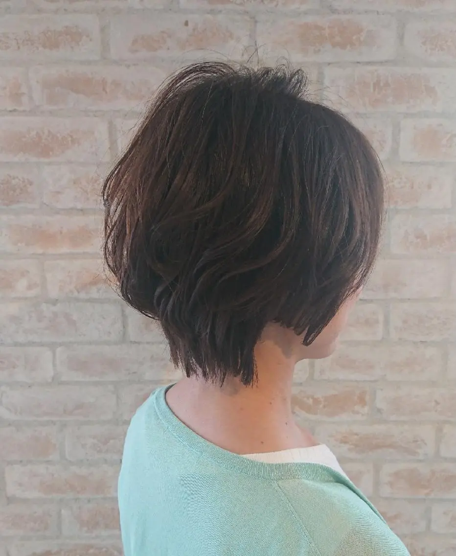 ショート ショートヘア 赤松 摩美のヘアスタイル