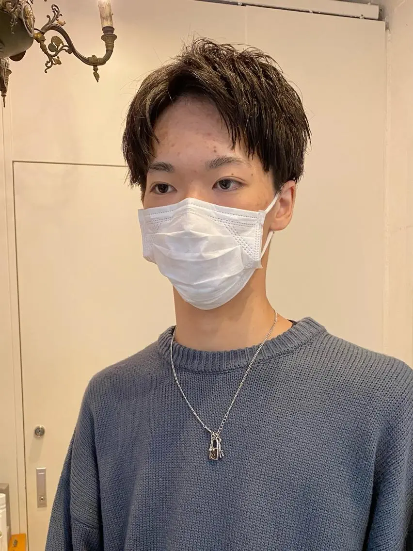 ショート メンズ ショートヘア カット トリートメント JINKIメンズ特化 メンズカットパーマのヘアスタイル