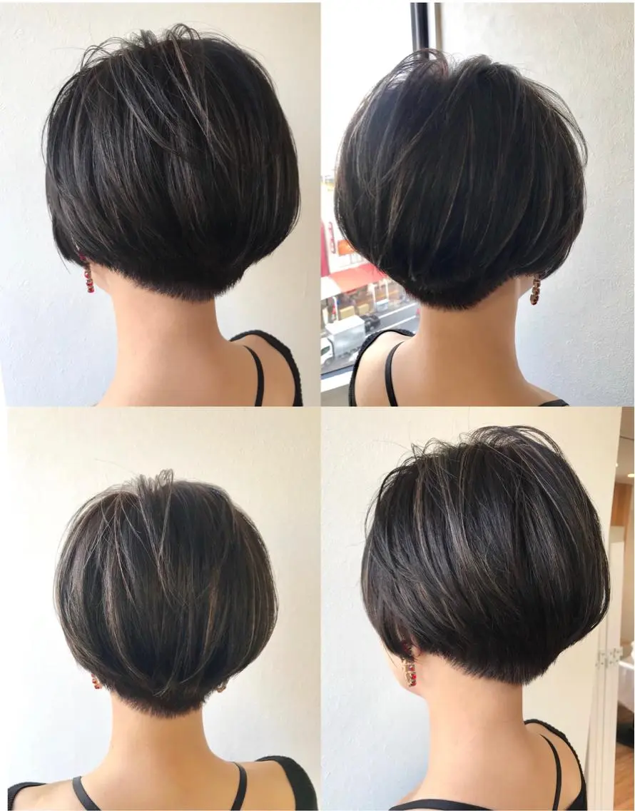 ショート カラー ハイライトカラー ハイライト 松本 俊樹のヘアスタイル
