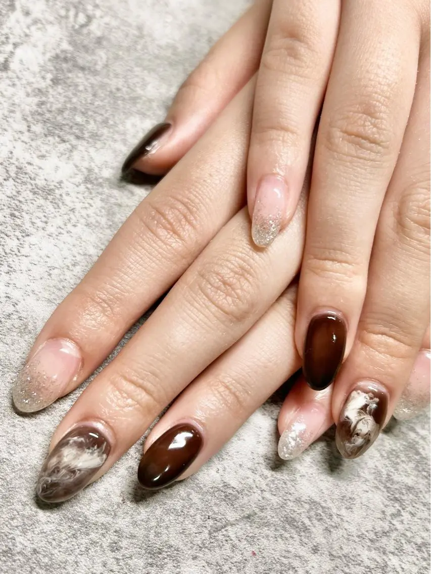 ネイル ニュアンスネイル サロン ルミライズのネイルデザイン
